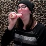 Big dildo in my little Stickam sex pussy