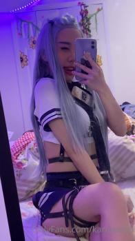 A Naughty Stickam nude Feetjob Pink Stockings