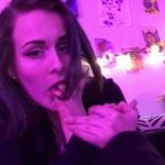 Omegle sex - Playing with myself before school