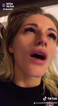 Stickam teen model loves taking nude selfies of her cute tits and shave pussy