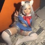 Teen Stickam girl masturbates in her room