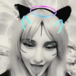 Omegle girl in a short dress