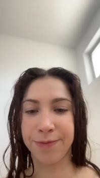 shy sexy girl on a bet danced a cute dance naked - Omegle sex