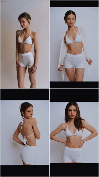 Hot Ava Rivello with long young legs posing in sexy bikini panties. Download it now and enjoy buddy.