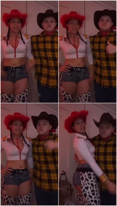 Azalea Carey model posing with her boyfriend on leaked tiktok video. Sexy pretty girl! Download it.