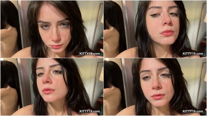 CatKitty21 onlyfans model with face in sperm. Full facial cute mouth and eyes! Download it for free.