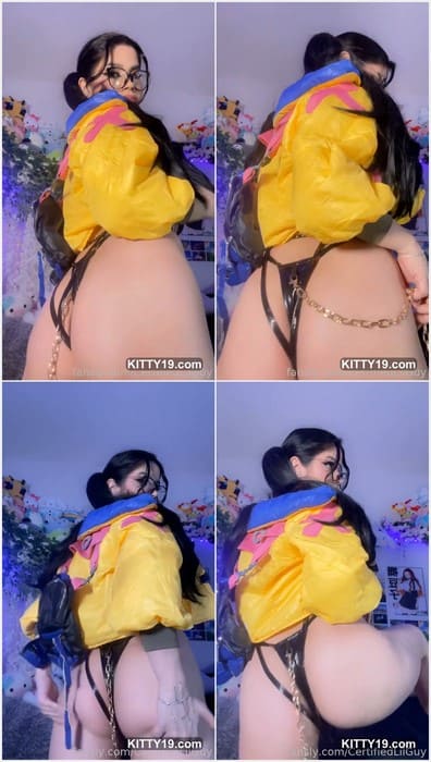 CertifiedLilGuy naked hot legal teenager. Her perfect pussy in black panties ready for fucking now! She is wet babe!