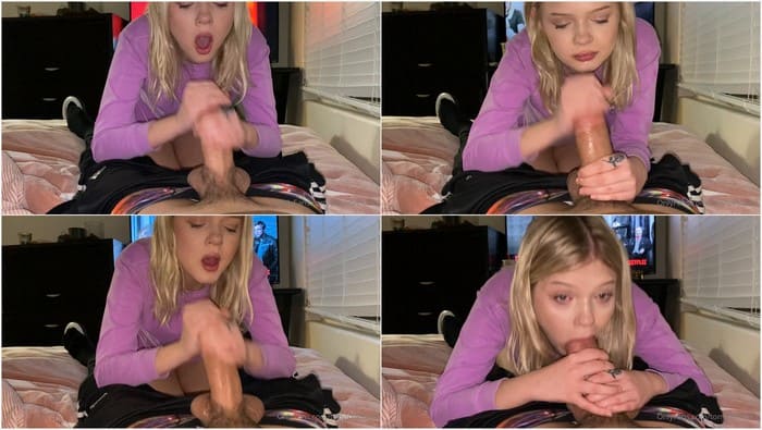 CoCo Lovelock fucking in her mouth with big white cock. Small mouth full in sperm and need fucking in the ass! Download full leak now.