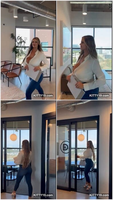 Cynthia Abramson leaked tight jeans video in office. She loves get dick in mouth and need tittyfucking only with big cocks!