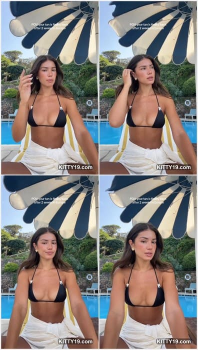 Dekota Thompson bikini video on the pool. Her bouncing young tits and beauty face - inredible! Download it now and enjoy.