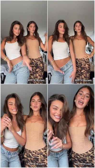 Dekota Thompson hot girl posing with her beauty lesbian girl. Two sexy girls in tight t-shorts! Download it now and enjoy.