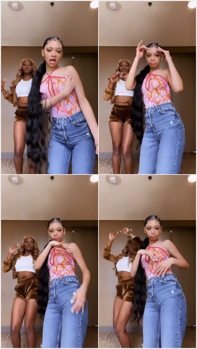 Jessika the Prankster sexy young body with her girlfriend. Dancing, jumping and sleeping together. Hot girls!