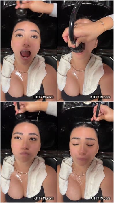 Joy Mei leaks video with mouth in sperm, incredible babe after deep blowjob and facial on her young lips! Download it now and fast.