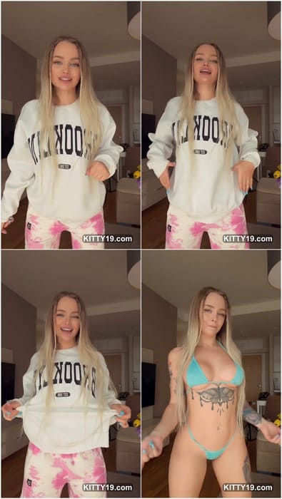 Young Leah Meow nude bikini model.Posing in hot panties and her pussy wet and ready for fucking right now! WOW!