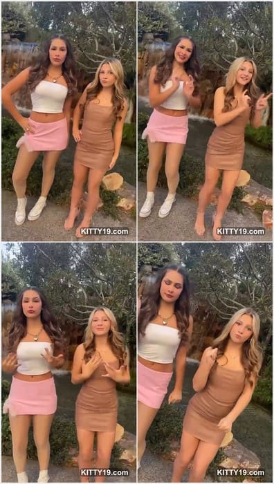 Pejaanne tiktok leaked dance video with her best schoolgirl friend. Hot dancing on full leaked video! Get it now.