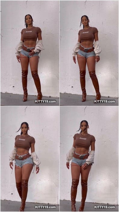 Whitney Clark onlyfans leaked video - walking in hot jeans without panties! Wow, incredible hot babe.