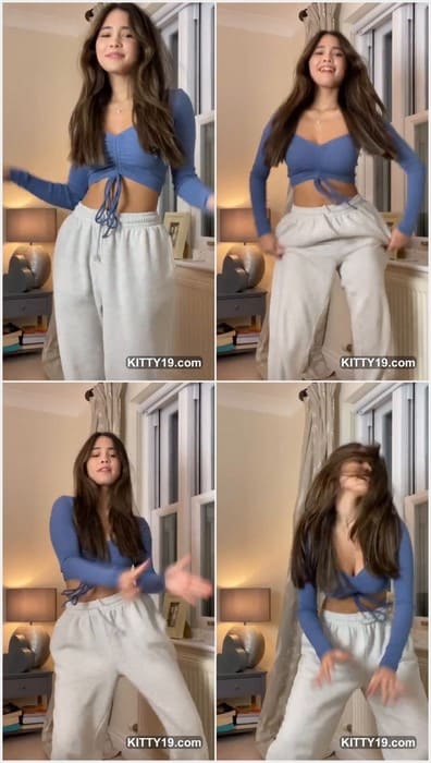 Aaliyah de Gracia hot brunette girl with incredible tits in t-short posing and waiting her boy for sex right now.