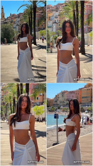 Ashton Wood topless brunette with incredible tits and ass. Beauty model and her lips ready to get your dick in hotel room.