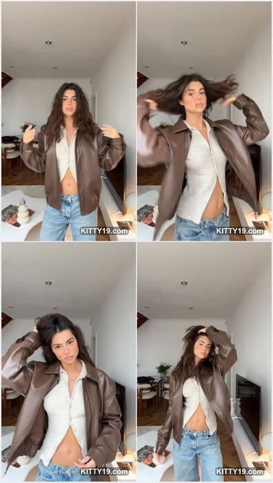 Ashton Wood hot brunette with beauty face and tits. Incredible girl, check her tits now with your hand and dick. She loves cum on boobs.