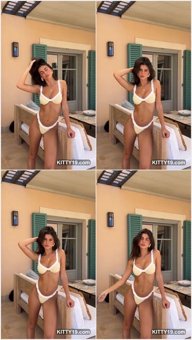 Ashton Wood ass and tits with sexy white bikini show. Beauty angel face need facefucking with your and your big cock now!