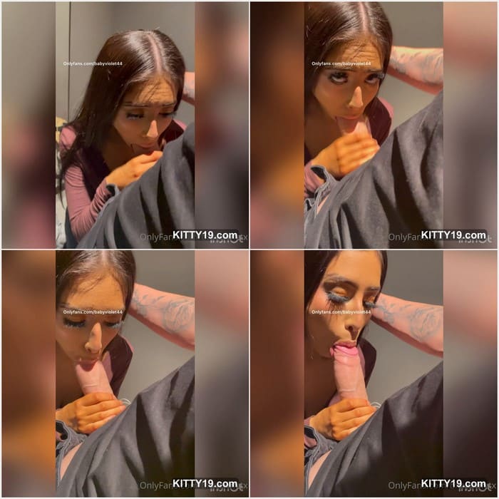 Babyviol3t nude blowjob in toilet night club. She loves sucking cocks everyday other and recording on cam for your, guys.