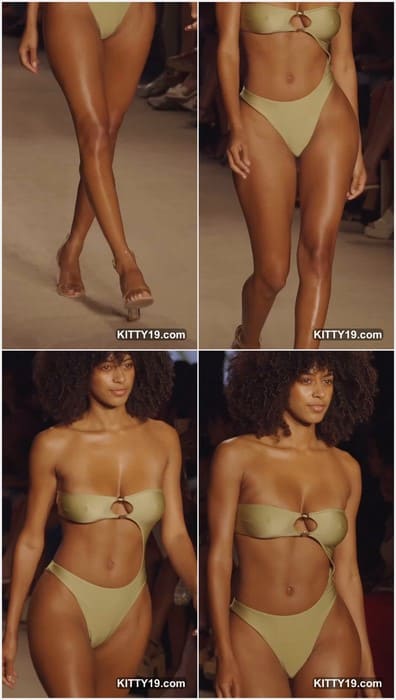 Hot girl Briana Smith with sexy legs and pussy. Her beauty bikini zone and pussy lips in green panties! Download it now.