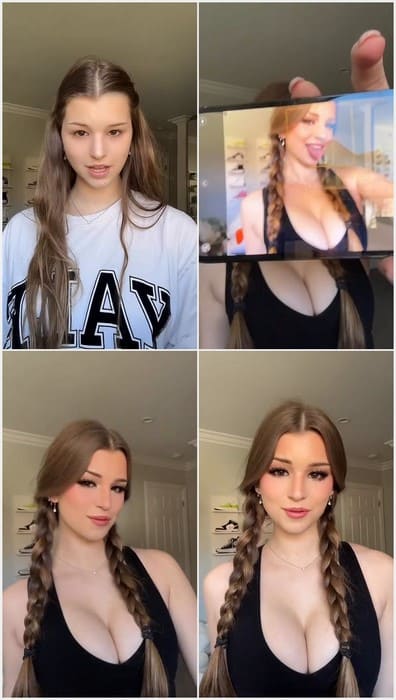 Brooke Monk no makeup girl with hot tits in sexy t-short. Young and legal girl with nonude videos on our site! WOW!