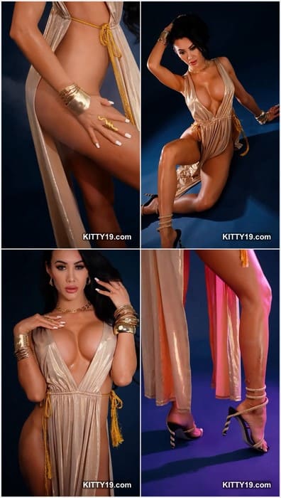 Corrie Yee tits very hard and big! Beauty model with hot slut face posing and waiting your dick in her slut mouth.