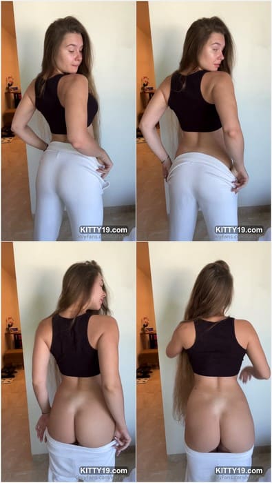 Ekaterina Katislo leaked video with her naked ass. Beauty and hot babe with perfect body waiting creampie.