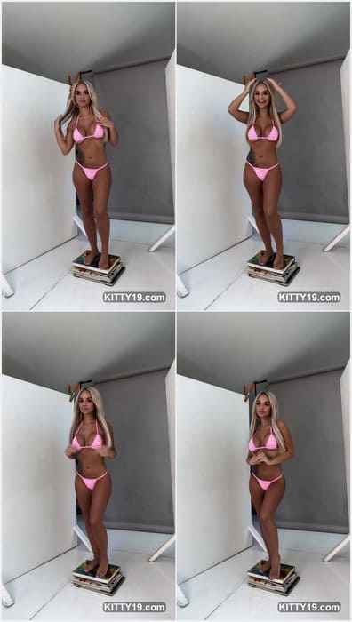 Emilie Rae leaked video with mini pink bikini. Onlyfans big boobs model posing and need your hand for masturbate now.