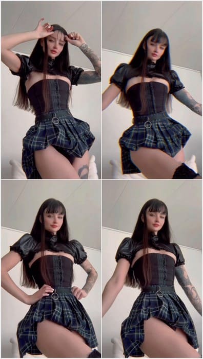 Kristy Lani xxx teen with cute face posing in sexy dress without panties! Download it leaked video and enjoy. She is waiting!