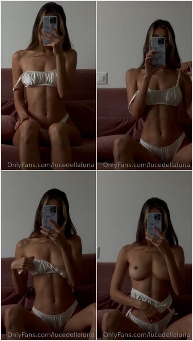 Luna Piombanti onlyfans girl, not popular but very hot and slut! Her pretty body and tits need cumshot and a lot of sperm on lips.