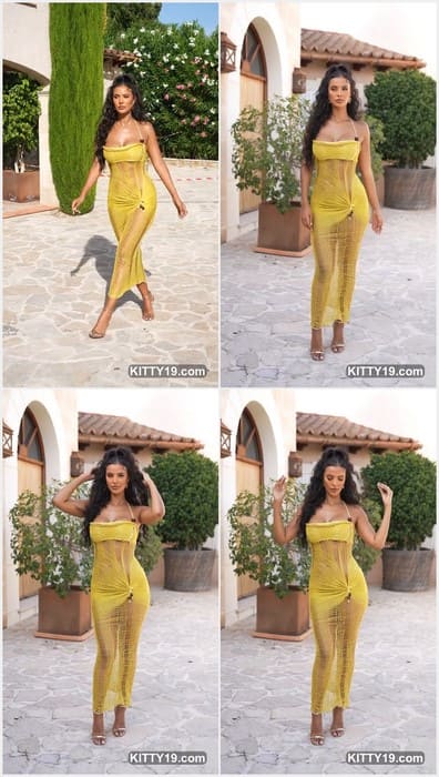 Maya Jama naked and sexy brunette with hot face and body. Beauty ass, tits and sexy body walking to your for meeting.