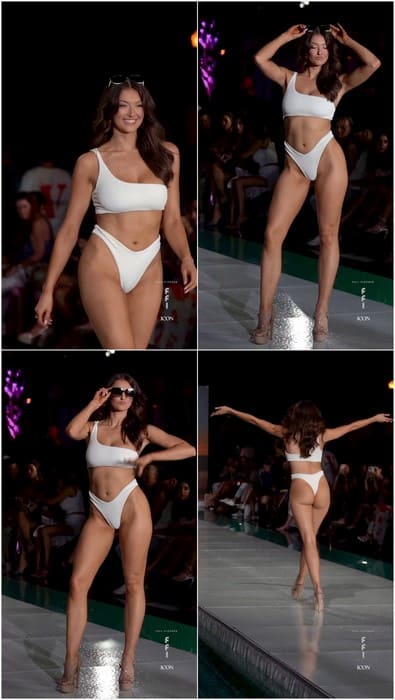 Rachel Pizzolato bikini posing in sexy white lingerie with naked ass. Beauty girl with incredible body and tits! Check it.