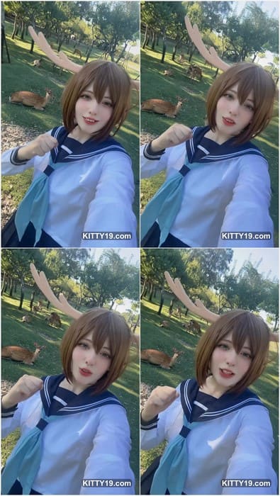 Saya Scarlet cosplay model with pretty angel face. Sexy lips and mouth ready to get your dick. Her face need cumshot!