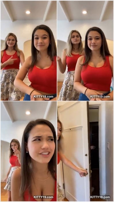 Sofia Gomez tits flashing with her perfect young friend. Beauty girls very hot and funny. They are need sex now!