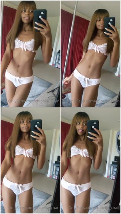 Chibella Chan dildo fucking lover. She is hot and funny black OF star with hot young and virgin ass. May be you can fuck in her ass?