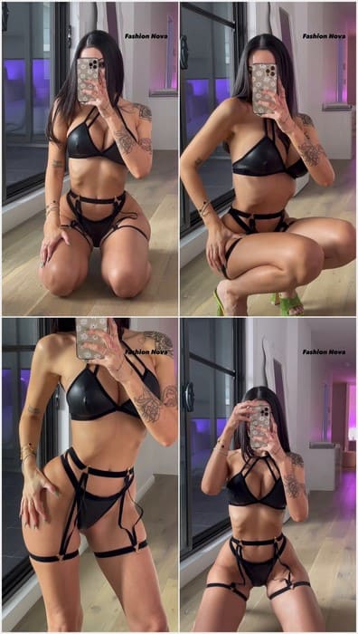 Annelese Milton onlyfans leaked video posing in sexy leather lingerie and her pussy ready for fuck now! WOW!