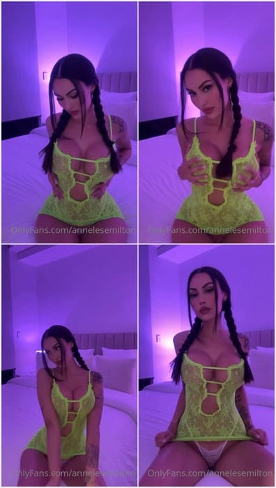 Annelese Milton xxx leaked video in sexy lingerie posing and waiting her boy for sex. Or sugardaddy. Download it full leak video!
