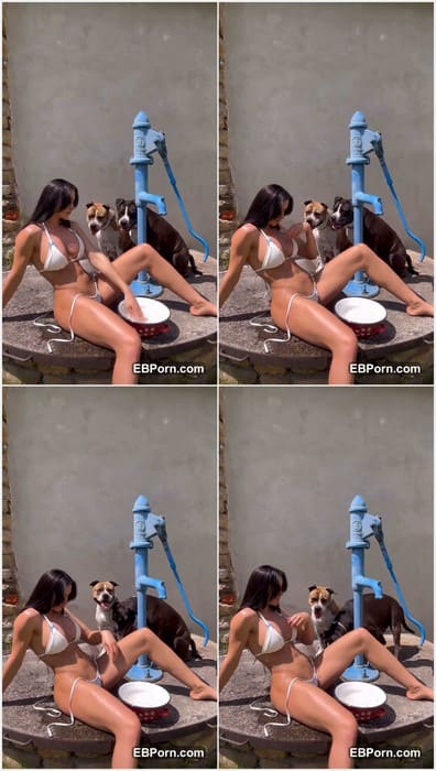 Kristyna Sixtova onlyfans leaked video with her awesome legs and tits in sex mini bikini. Download it video and enjoy, buddy. Kristy sexy.