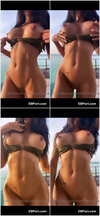 Kristyna Sixtova tits absolutly naked on leaked video from her private onlyfans page. Sexy brunette with hot body! Download it now.