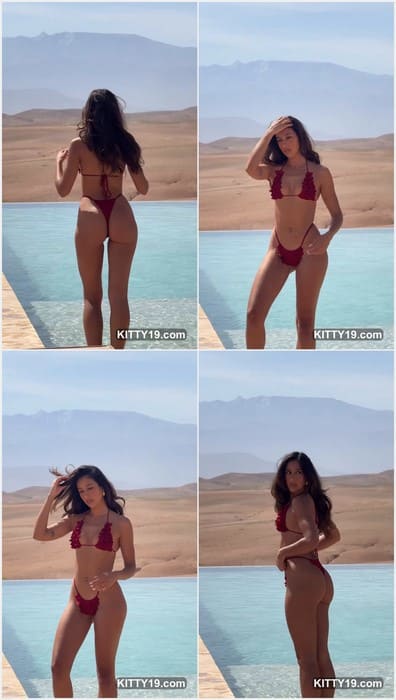 Amelia Marni leak video with her sexy bikini and ass. Amelia arabian model with amazing pussy and natural tits.