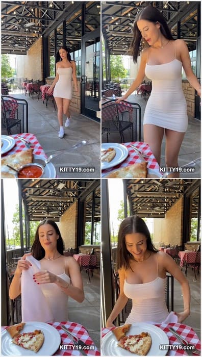 Erin Olash sexy and hot girl in hot night dress after dirty party. Funny and cute model win adorable tits. Incredible.