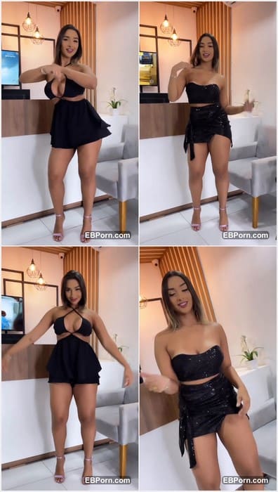 Evellyndayyane leaks videos and dancing without panties in sexy black dress. Amazing leaked video from her private instagram page.