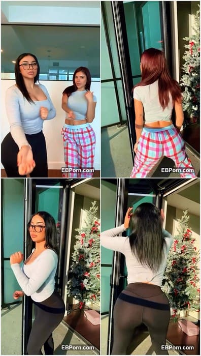 Gazelle Chavez porn leak video with sexy college slut friend. Two sexy girls posing and dancing without panties! Amazing girls.