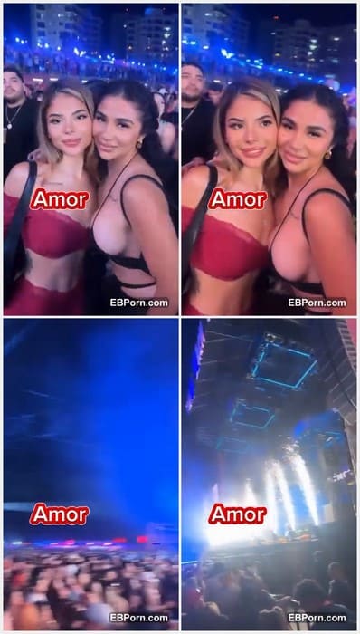 Gazelle Chavez leaked video with her sexy blonde friend. Two hot girls posing on camera her lucky boyfriend.