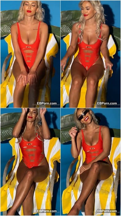 Julieta Rodriguez tits in hot red bikini. Amazing girl with big mouth need ridding on dick right now! Incredibld babe.