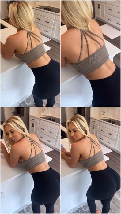 Kaelee Rene onlyfans blonde girl posing and showing her ass for boyfriend. She need fucking with him now on camera.