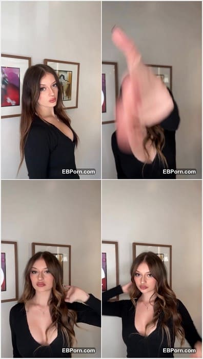 Sexy Sophie Fergi tiktok leaked video with beauty make-up. Incredible young boobs looks fresh and good. 19 years old girl.