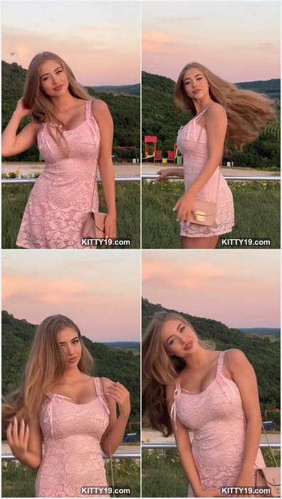 Alina Bernevec instagram leaked video with her adorable boobs and sexy smile. Pretty girl with hot body and natural huge tits!